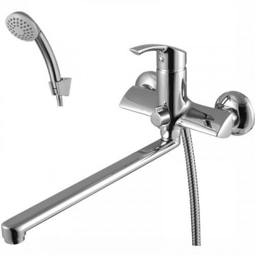 Смеситель для ванны Lemark Plus Strike LM1151C универсальный Хром латунь на стену