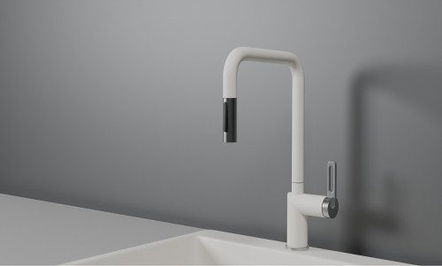 Смеситель для кухни Granula 8173 цвет Арктик