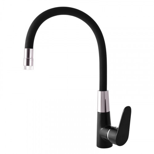 Смеситель для кухни Rav Slezak Amur AM719.5/11CMATC цвет Черный матовый Хром