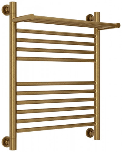 Водяной полотенцесушитель Сунержа Богема+ с 1 полкой 60x50 05-0223-6050 цвет Состаренная бронза