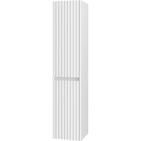 Шкаф пенал Brevita Balaton 35 L BAL-05035-01-2Л подвесной Белый матовый МДФ / ЛДСП