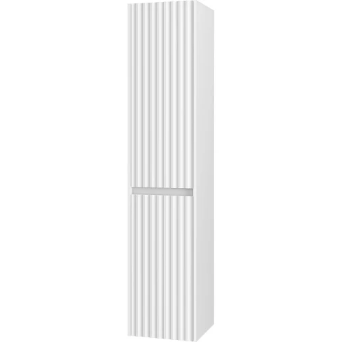 Шкаф пенал Brevita Balaton 35 L BAL-05035-01-2Л подвесной Белый матовый МДФ / ЛДСП