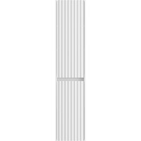 Шкаф пенал Brevita Balaton 35 L BAL-05035-01-2Л подвесной Белый матовый МДФ / ЛДСП
