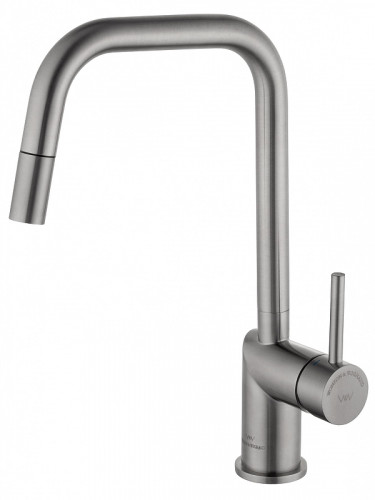 Смеситель для кухни Wonzon &amp; Woghand WW-6018-BS цвет Брашированный никель