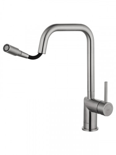 Смеситель для кухни Wonzon &amp; Woghand WW-6018-BS цвет Брашированный никель