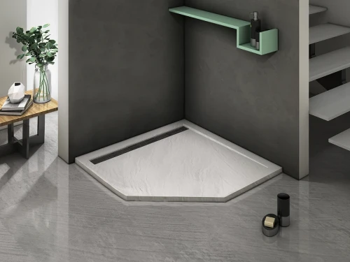 Душевой поддон из искусственного камня WeltWasser WW TRP 100 STONE-WT 100x100 10000004364 Белый