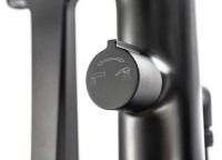 Смеситель для ванны Lemark Bronx LM3744BL Черный латунь на пол