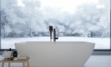 Смеситель для ванны Lemark Bronx LM3744BL Черный латунь на пол