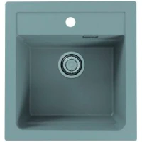 Кухонная мойка Alveus Granital Atrox 20 Concrete G81 470x500 1131989 Бетон искусственный камень (литьевой мрамор) встраиваемая сверху, встраиваемая снизу