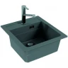 Кухонная мойка Alveus Granital Atrox 20 Concrete G81 470x500 1131989 Бетон искусственный камень (литьевой мрамор) встраиваемая сверху, встраиваемая снизу