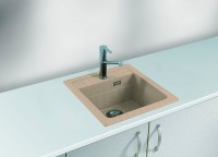Кухонная мойка Alveus Granital Atrox 20 Concrete G81 470x500 1131989 Бетон искусственный камень (литьевой мрамор) встраиваемая сверху, встраиваемая снизу