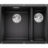 Кухонная мойка Blanco Subline 340/160-U L 523548 Антрацит искусственный камень (литьевой мрамор) встраиваемый