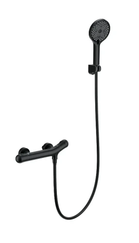 Смеситель для душа Wonzon & Woghand WW-B2057-A-MB с термостатом цвет Черный матовый