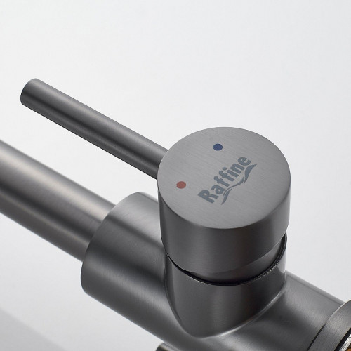 Смеситель для кухни Raffine F108T цвет Оружейная сталь