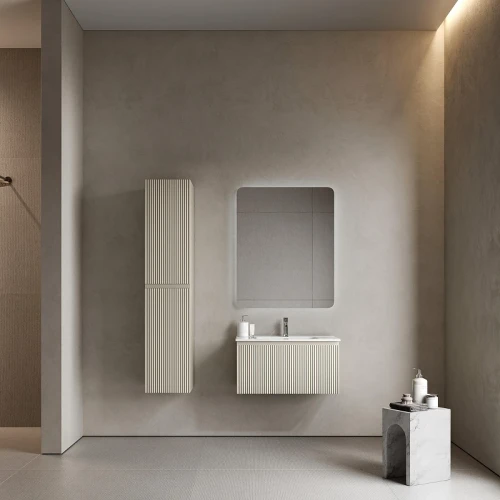 Тумба под раковину Sancos Snob R 1.0 80 SNR1.080CE подвесная цвет Beige Soft