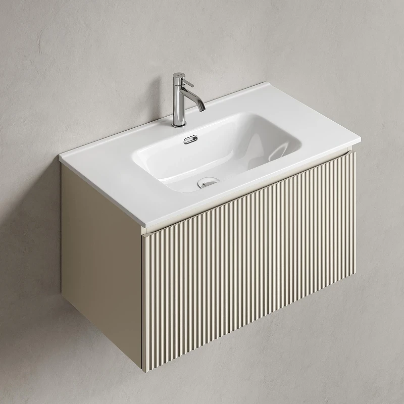 Тумба под раковину Sancos Snob R 1.0 80 SNR1.080CE подвесная цвет Beige Soft