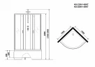 Душевая кабина Niagara Classic 100x100 NG-2309-14BKT без гидромассажа