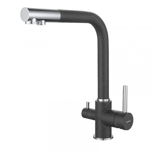 Смеситель для кухни GranFest 3611 цвет Графит