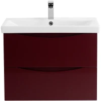 Тумба под раковину BelBagno Marino-Cer 70 MARINO-CER-700-2C-SO-BRDL-P подвесная Bordo Lucido МДФ / ЛДСП