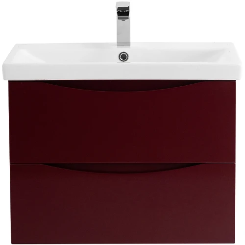 Тумба под раковину BelBagno Marino-Cer 70 MARINO-CER-700-2C-SO-BRDL-P подвесная Bordo Lucido МДФ / ЛДСП