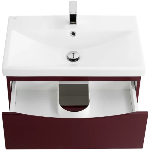 Тумба под раковину BelBagno Marino-Cer 70 MARINO-CER-700-2C-SO-BRDL-P подвесная Bordo Lucido МДФ / ЛДСП