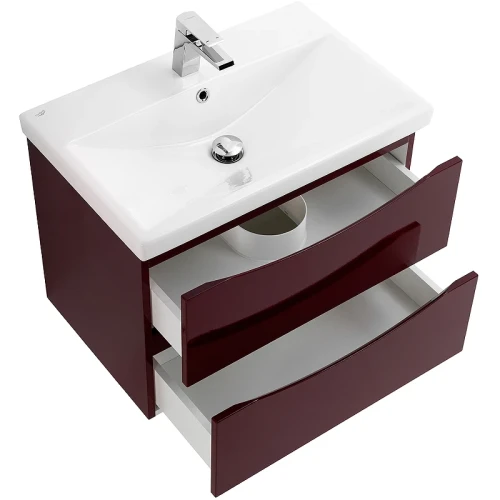 Тумба под раковину BelBagno Marino-Cer 70 MARINO-CER-700-2C-SO-BRDL-P подвесная Bordo Lucido МДФ / ЛДСП