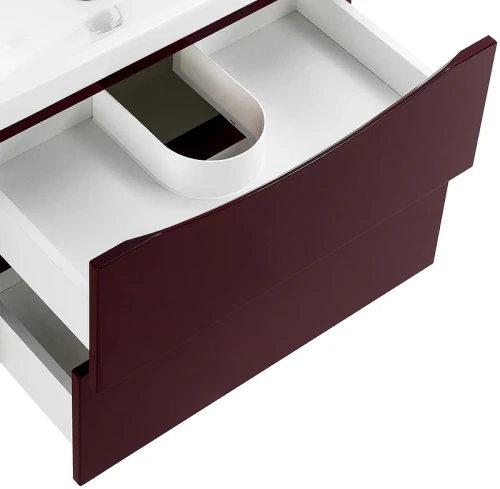 Тумба под раковину BelBagno Marino-Cer 70 MARINO-CER-700-2C-SO-BRDL-P подвесная Bordo Lucido МДФ / ЛДСП