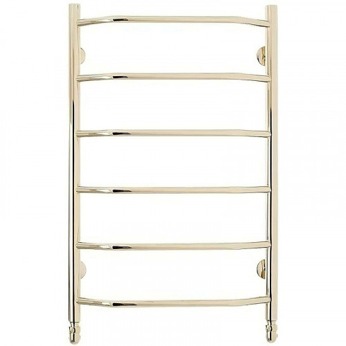 Водяной полотенцесушитель Domoterm Лаура П6 600x800 Золото нержавеющая сталь