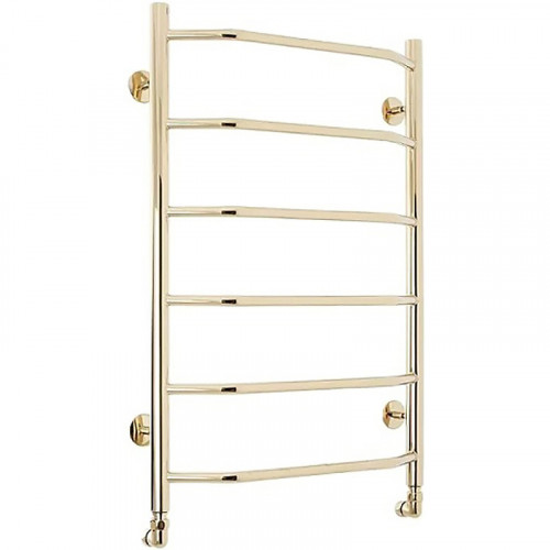 Водяной полотенцесушитель Domoterm Лаура П6 600x800 Золото нержавеющая сталь