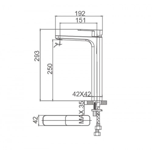 Смеситель для раковины Wonzon &amp; Woghand Arnie WW-691104-MB цвет Черный матовый
