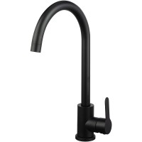 Смеситель для кухни WesnaArt Eko EKO05-110Black Черный матовый нержавеющая сталь