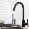 Смеситель для кухни WesnaArt Eko EKO05-110Black Черный матовый нержавеющая сталь