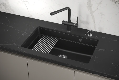 Кухонная мойка Granula Kitchen Space 73 7303U цвет Шварц