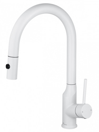 Смеситель для кухни Wonzon & Woghand WW-A21252-MW цвет Белый матовый