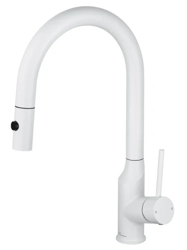 Смеситель для кухни Wonzon &amp; Woghand WW-A21252-MW цвет Белый матовый