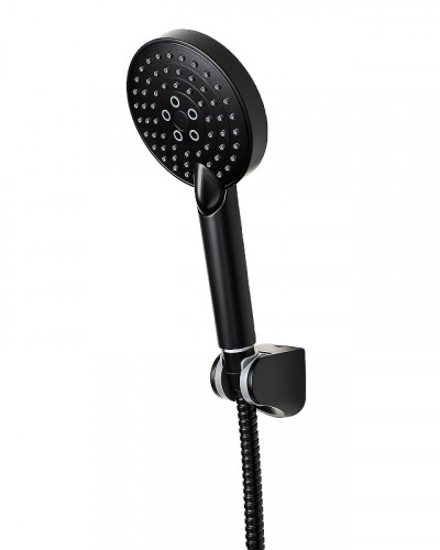 Смеситель для ванны Orange OneLife P02-300b Черный матовый на стену