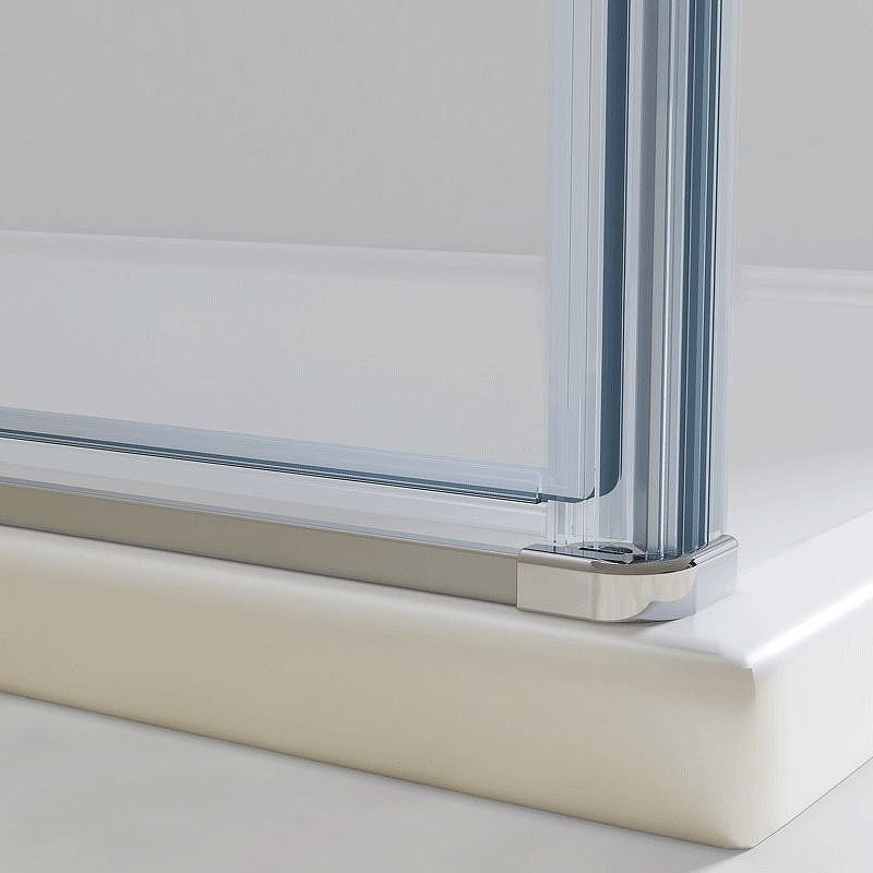 Душевой уголок Vincea Extra 100х100 VSR-1E901010CL профиль Хром стекло прозрачное