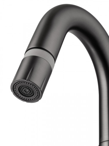 Смеситель для раковины Wonzon &amp; Woghand WW-FE01L212-BGG цвет Темный графит