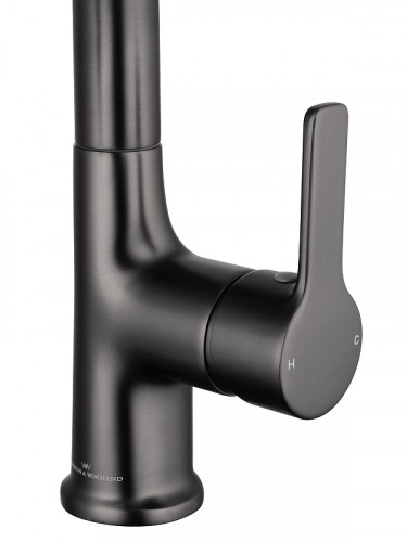 Смеситель для раковины Wonzon &amp; Woghand WW-FE01L212-BGG цвет Темный графит