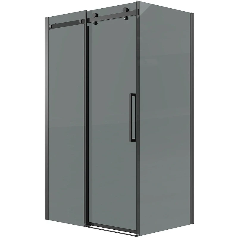 Душевой уголок Grossman Classic 100х80 120.K33.04.1080.21.10 профиль Черный матовый стекло тонированное