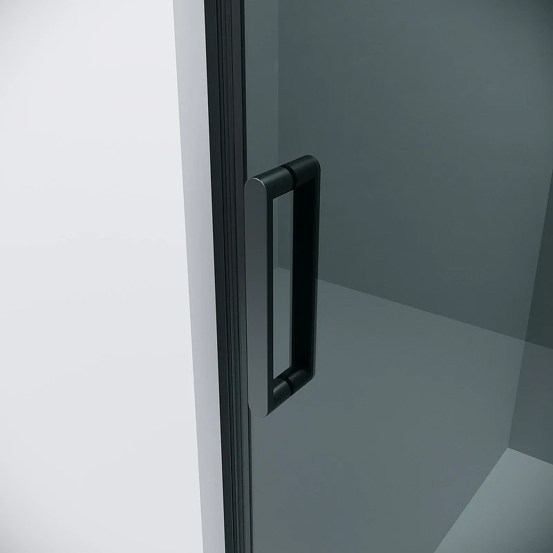 Душевой уголок Grossman Classic 100х80 120.K33.04.1080.21.10 профиль Черный матовый стекло тонированное