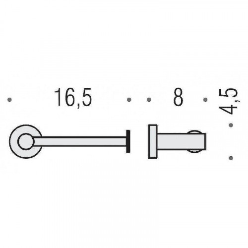 Держатель туалетной бумаги Colombo Design Plus W4908.GM Графит матовый