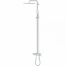 Душевая система Grohe Tempesta Cube 250 26691001 с термостатом Хром латунь на стену