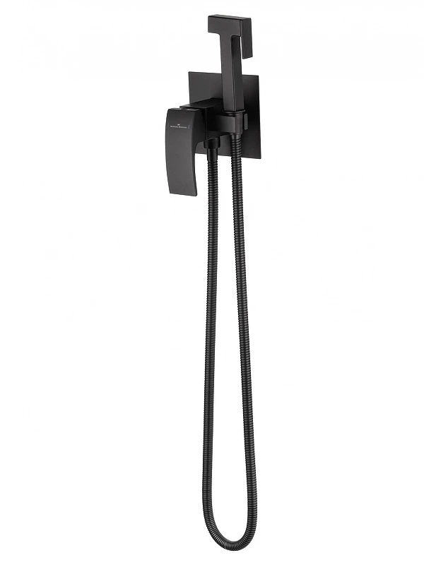 Гигиенический душ со смесителем Wonzon & Woghand Fit WW-88829009-MB цвет Черный матовый