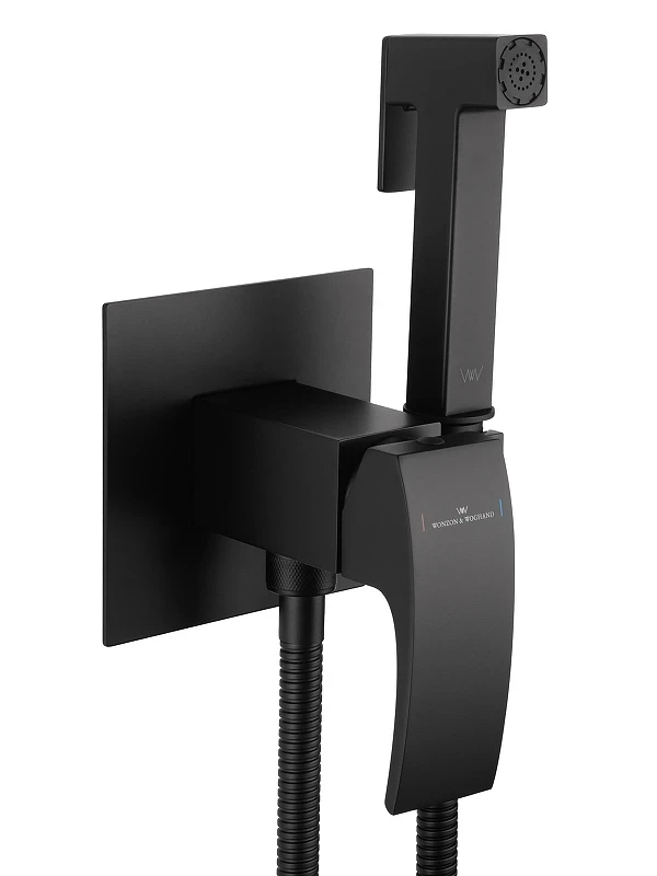 Гигиенический душ со смесителем Wonzon & Woghand Fit WW-88829009-MB цвет Черный матовый