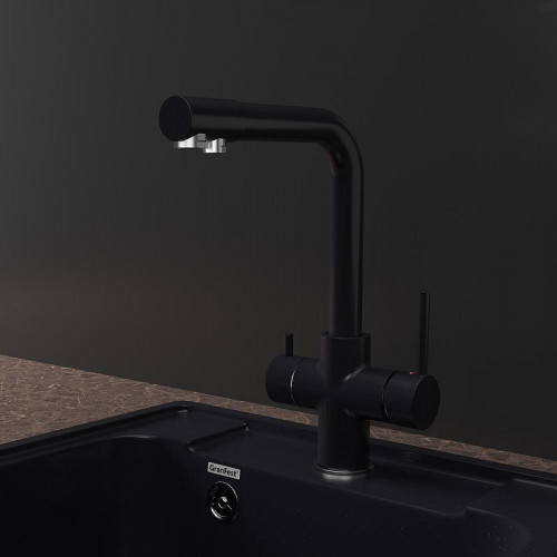 Смеситель для кухни GranFest GF-Z-5423 цвет Черный