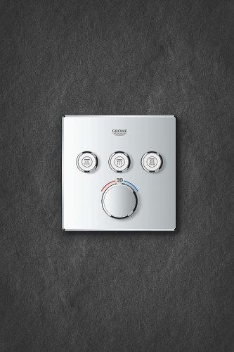 Смеситель для душа Grohe Grohtherm SmartControl 29126000 с термостатом Хром латунь встраиваемый