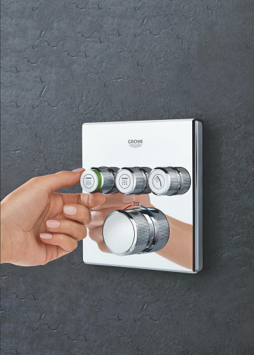 Смеситель для душа Grohe Grohtherm SmartControl 29126000 с термостатом Хром латунь встраиваемый