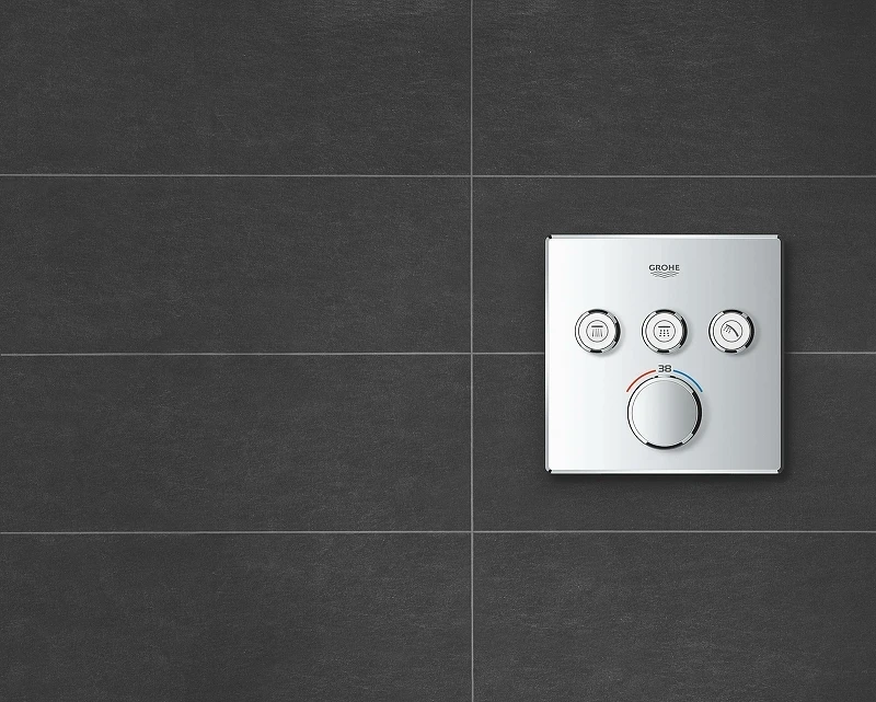 Смеситель для душа Grohe Grohtherm SmartControl 29126000 с термостатом Хром латунь встраиваемый