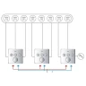 Смеситель для душа Grohe Grohtherm SmartControl 29126000 с термостатом Хром латунь встраиваемый
